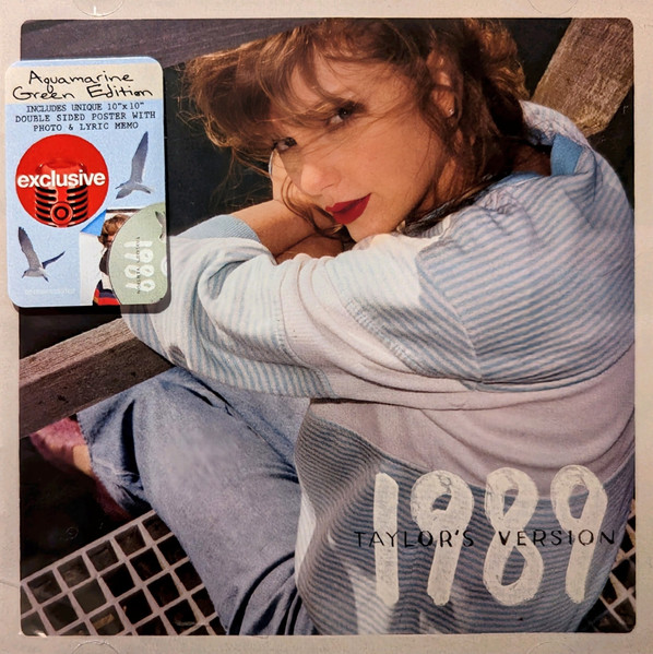 1989 (Taylor's Version) Aquamarine Green Album Cover