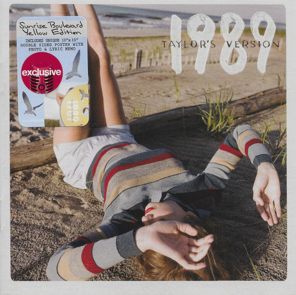 1989 (Taylor's Version) Sunrise Boulevard Yellow Album Cover