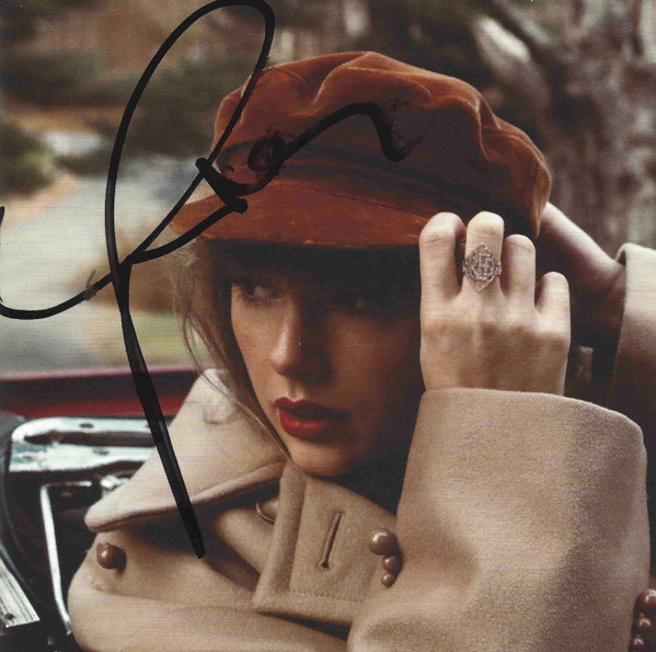 Red (Taylor's Version) Signed Album CD Cover