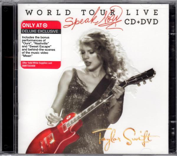 Speak Now World Tour Target CD Cover